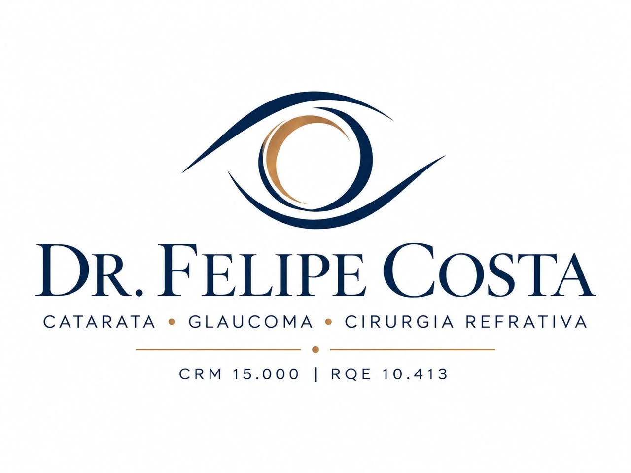 Dr. Felipe Costa — Catarata, Glaucoma e Cirurgia Refrativa. CRM 15.000, RQE 10.413